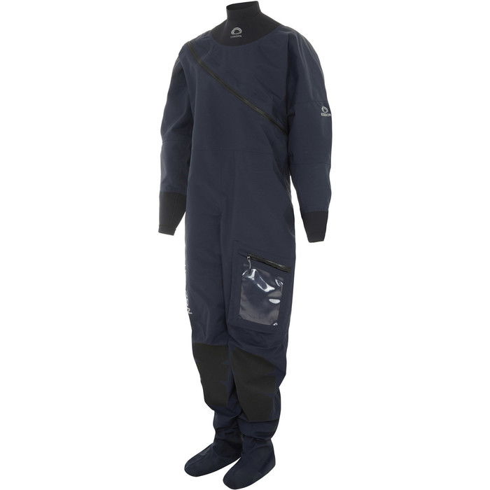 2024 Typhoon Womens Marros Front Zip Drysuit 100190 - Navy